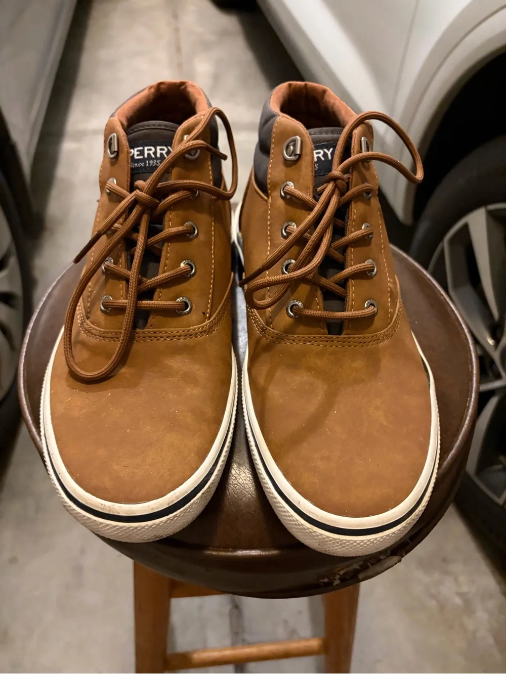 Sperry Men's Brown Casual High-Top Sneakers